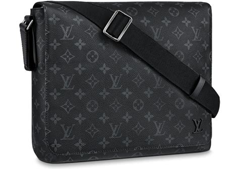 pochette louis vuitton uomo nera|louis vuitton monogram eclipse.